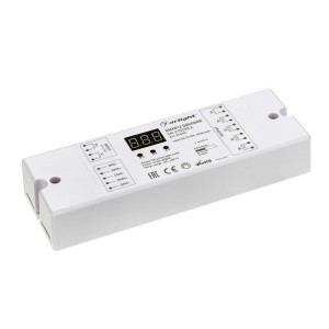 Декодер DMX SR-2102BEA (12-24V, 384-768W, 4CH) (Arlight, IP20 Пластик, 3 года)