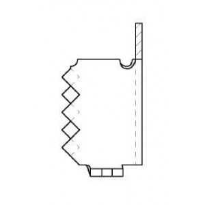 42412-5, Проводные клеммы и зажимы STRAIN RLF WING .025AL