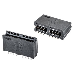 45844-0004, Стандартные краевые разъемы 2.5mm 16 CONTACTS POWER EDGE