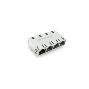 JT6-1473NL, Модульные соединители / соединители Ethernet 1X4 W/LED'S