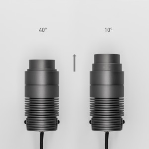 Светильник ALT-RAY-ZOOM-R75-18W Day4000 (DG, 10-40 deg, 230V) 032561, Уличный светодиодный прожектор, мощность 18Вт, регулируемый угол освещения 10-40°. Цвет ДНЕВНОЙ 4000К, световой поток для угла 10° 500 для угла 40° 800лм. Влагозащищенный корпус IP67 - темно-серый алюминий, экран из закаленного стекла. Угол поворота корпу