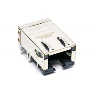 L834-1G1T-91, Модульные соединители / соединители Ethernet 1PORT MID-PLANE 10/100 LED