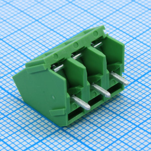 EK500A-03P, Клемма винтовая на печатную плату 3 контакт(ов) шаг 5.00 мм 300В 20А
