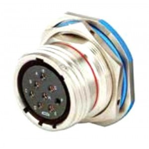 D38999/26ME8SN-LC, Круговой мил / технические характеристики соединителя 8P Size 26 Straight Plug Socket