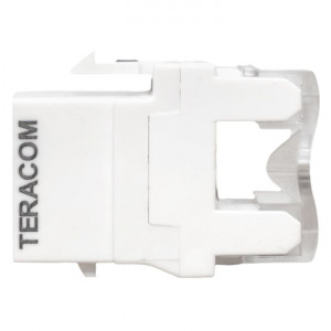 Модуль Keystone RJ45 кат.6 неэкранир. 110 IDC 180град. бел. TERACOM PRO TRP-KSTN-180D-6UTP-WH