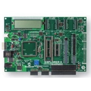 DM160228, Макетные платы и комплекты - PIC / DSPIC Explorer 8 Dev Kit