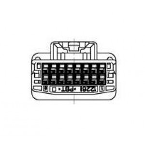 1473796-1, Автомобильные разъемы 025 IDC 16POS CAP ASSY W TO W