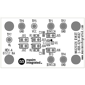 MAX20326EVKIT#, Средства разработки интерфейсов Evkit for Dual Precision Bus Accelerator