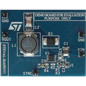 STEVAL-ISA093V1, Средства разработки интегральных схем (ИС) управления питанием 3A Step Down L7981 Demonstration board