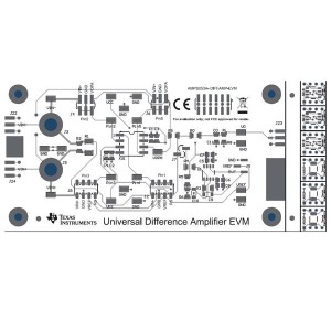 DIFFAMP-EVM, Средства разработки интегральных схем (ИС) усилителей Universal Difference Amplifier Evaluation Module