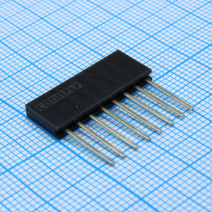 DS1023-30-1X8SF11-N-084, Разъем вилка на плату 1х8 контактов шаг 2.54мм