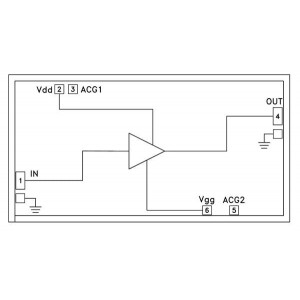 HMC460-SX, РЧ-усилитель amp, lo Noise, DC-20 GHz