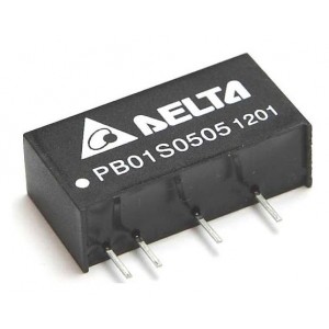 PB01D2409A, Преобразователи постоянного тока в постоянный с изоляцией DC/DC Converter, +/-9Vout, 1W