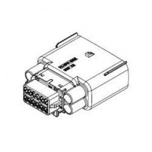 34986-2010, Автомобильные разъемы MX150 HYB CONN M DR 16CKT KEY-H w/oCPA