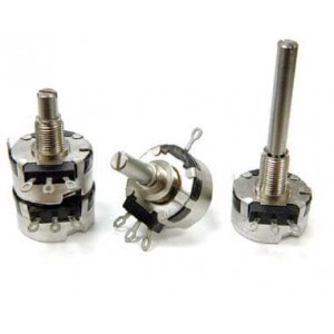 P270-DS22BR200, Потенциометры 27mm Rotary Panel Potentiometer