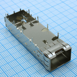 747540103, Корпус разъема SFP металлический