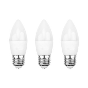 Лампа светодиодная Свеча CN 9.5 Вт E27 903 Лм 6500 K холодный свет (3 шт./уп.) 604-204-3