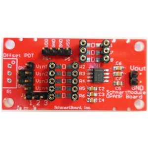 710-0011-01, Средства разработки интегральных схем (ИС) усилителей OP Amp Board 3x5x.5