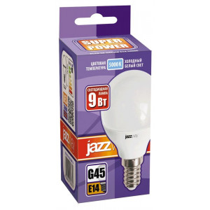 Лампа светодиодная PLED-SP 9Вт G45 шар 5000К холод. бел. E14 820лм 230В 2859600A
