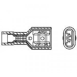 735278-1, Клеммы ISOL FASTON STECKH