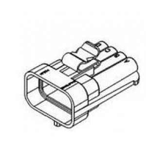 15496016, Автомобильные разъемы CONN M/P 150 82 M SL GRAY PBT