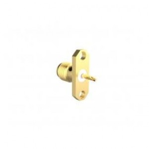 901-5GA200000AE, РЧ соединители / Коаксиальные соединители 2 Hole Flange Gold Epoxy, Solder Cup