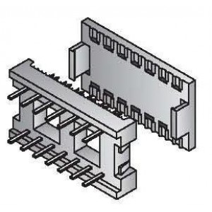 151-2P16-E, Проводные клеммы и зажимы IDC DIP PLUG 16 PIN