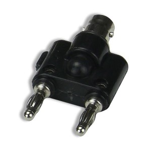 CT2939, РЧ адаптеры - междусерийные BNC(f) Adapter 4mm BPlugs, Black