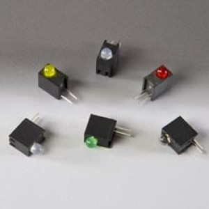 H101CRDL, Светодиодные индикаторы для печатного монтажа LED Assmbly Red Single Level 655nm