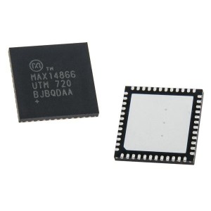 MAX14866UTM+, ИС аналогового переключателя 16 channel high voltage mux in TQFN