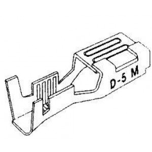 179956-6 (Cut Strip), Проводные клеммы и зажимы RCPT 12-10 AWG SLVER Cut Strip of 100