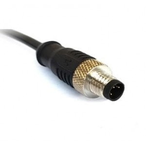 PXPTPU12FIM08XFB010PU, Sensor Cables / Actuator Cables M12 8P Plg 1M TPU Flx Inline to Body