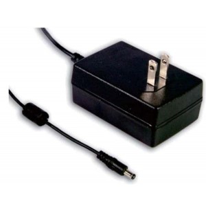 GST25U15-P1J, Адаптеры переменного тока настенного монтажа 25W 15V 1.66A Level VI USA plug
