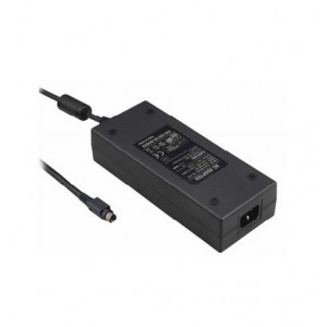 TRH150A180-01E12-Level-VI, Настольные адаптеры переменного тока Switching Adapter with PFC, Level VI, Desktop, ITE & Industrial, 150 Watt, 90-264VAC Input, 18VDC Output, 8.34A, 89% Efficiency, 5.5x2.1x12mm, Right Angle, DC Cable 1220mm with Ferrite Core