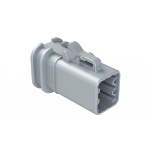 ATP06-6S-OMGRY, Автомобильные разъемы 6-Position Female Plug, Overmold Compatible, Grey