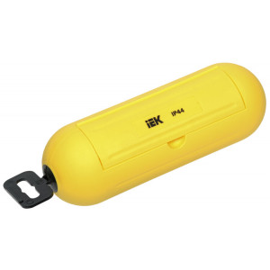 Бокс для защиты кабельного соединения IP44 желтый WBX10-44-K05