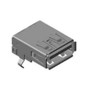 48405-0003, USB-коннекторы USB 3.0 F/A STD RA REC CH=3.91 15u'
