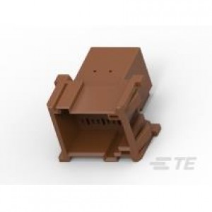 1-967626-3, Автомобильные разъемы 9P 2TAB PLUG BROWN CONNECTOR HOUSING