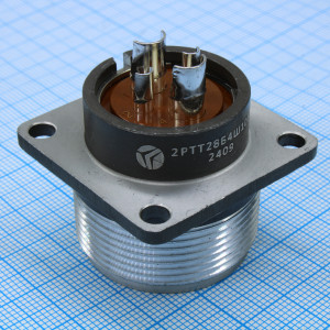 2РТТ28Б4Ш10В, Соединитель цилиндрический низкочастотный пылебрызгозащищенный