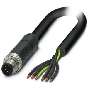 1414949, Кабели для датчиков / Кабели для приводов 6POS Power Cable Black-Gray 1.5m