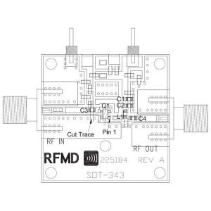 SPF5043ZPCK1, Радиочастотные средства разработки SPF5043ZPCK1 Eval Board KIT