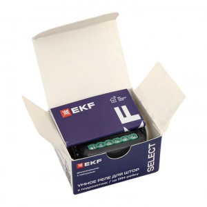 Умное реле для штор в подрозетник 2-канальное Zigbee EKF Connect Select scsh-2g-zb