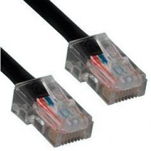 73-7771-7, Кабели Ethernet / Сетевые кабели BLACK 7' W/O BOOTS CAT 5E