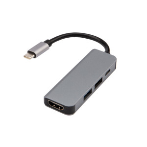 Разветвитель USB Type-C на 4 порта: 1xHDMI/2xUSB 3.0 PD/1xType-C PD 18-4151