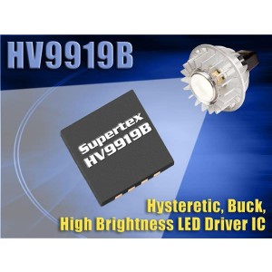 HV9919BK7-G, Драйверы систем светодиодного освещения High Brightness LED Driver w/ High Side