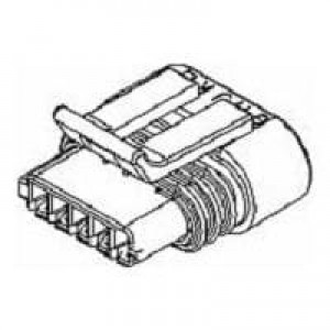 12162830-B, Автомобильные разъемы CON MP 150 .2 5W FEM ASY