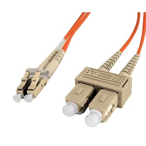 SCLC-6DTP010, Соединения оптоволоконных кабелей Fiber Optic Dplx OM1 Multimode SC/LC 1M