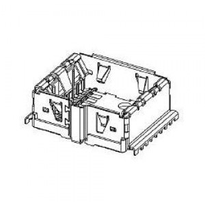 105190-0001, Установочные панели для ИС и компонентов Top-mount camera socket for SMIA75