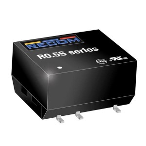 R0.5S12-0512, Преобразователи постоянного тока в постоянный с изоляцией 0.5W 05V 12V SMD 1kV unreg