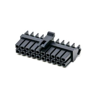 172952-2001, Проводные клеммы и зажимы Micro-Fit TPA Recept Dual Row 20 CKTS